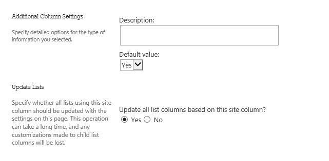 default Default values on site columns in SharePoint