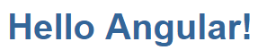 hello angular hello-angular