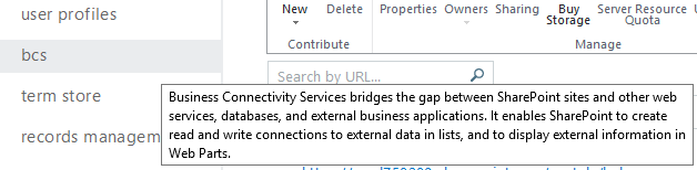 bcs Performance issues with Business Connectivity Services