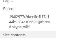 Office 365 - Microsoft Teams - a look under the hood of the wiki pages