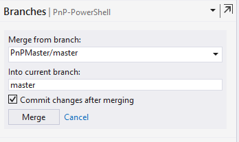 mergefromdetails SharePoint - PnP - Github - This branch is 245 commits behind SharePoint:master.