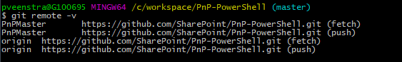 remotev SharePoint - PnP - Github - This branch is 245 commits behind SharePoint:master.