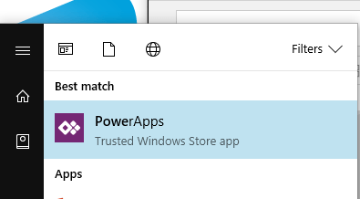 startmenu The Basics - An introduction to Power Apps
