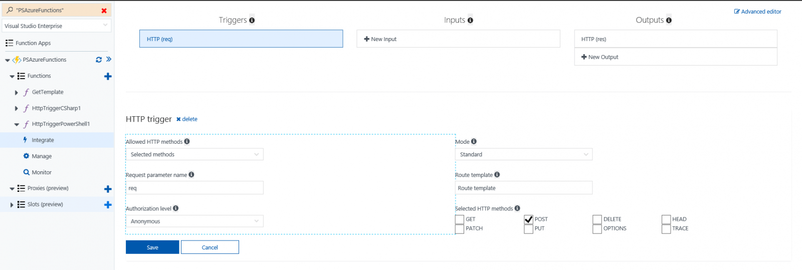 integrate Azure Function Apps - SharePoint lists - Creating web hooks that run PowerShell triggered by item creation