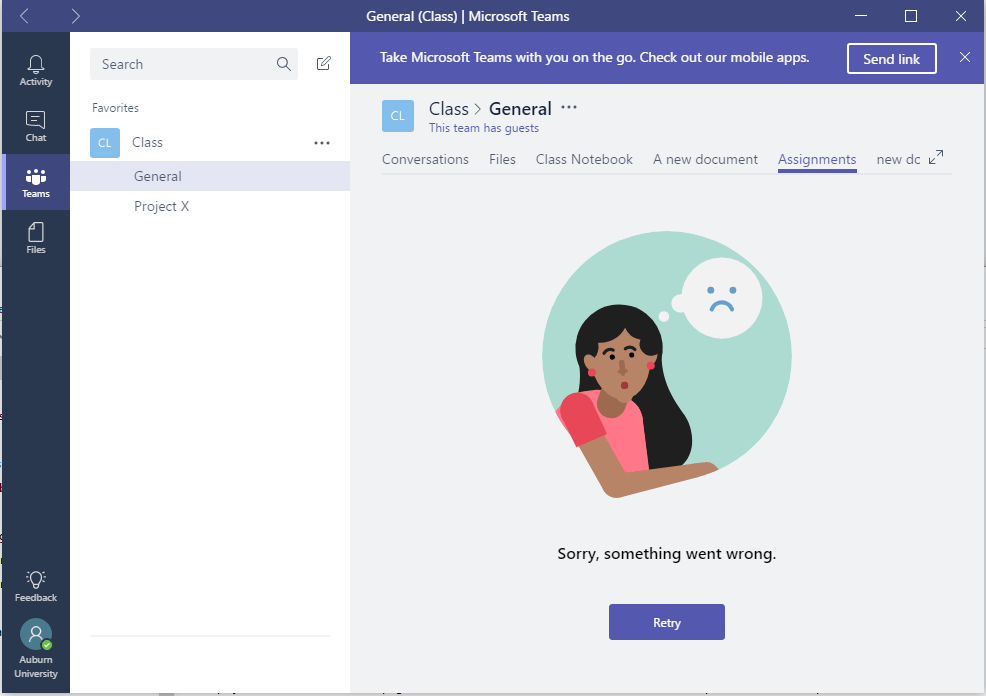assignmentsproblem Microsoft Teams - Where do I find my guest teams?