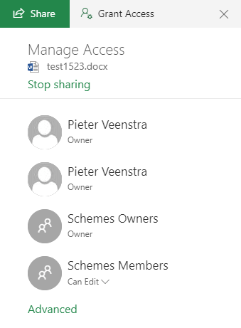 manageaccess2 Office 365 - SharePoint Online - How do I manage permissions on a document?