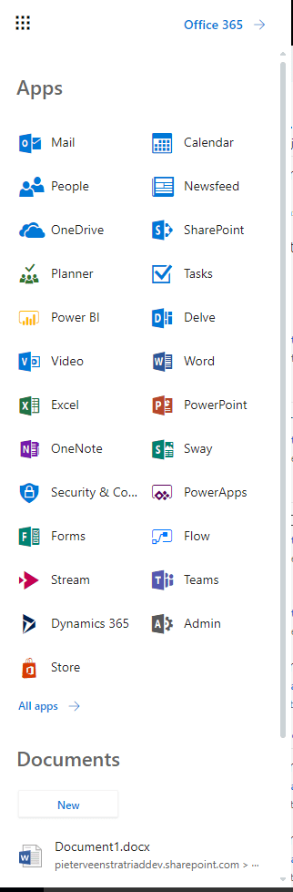 modernapplauncher Office 365 - The new App Launcher has arrived.