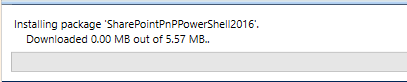install Install PnP PowerShell using InlineScript within a release definition in VSTS