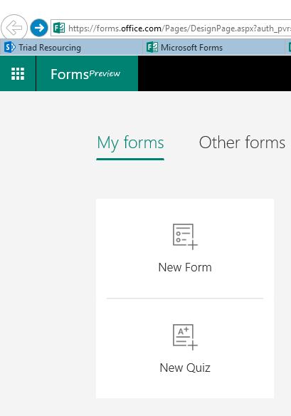 newquiz Microsoft Forms - Quizzes the full starters guide, create a quiz