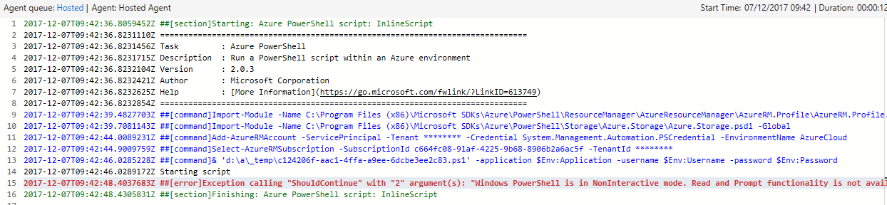 shouldcontinue Install PnP PowerShell using InlineScript within a release definition in VSTS