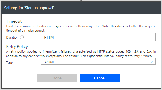 durationsetting Microsoft Flow - Send out reminders