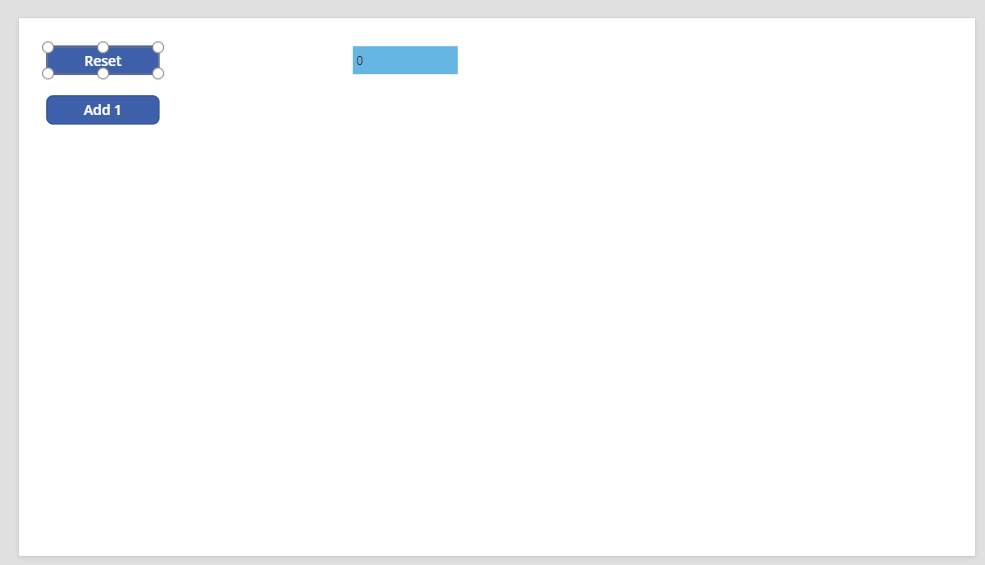 buttons UpdateContext in Power Apps