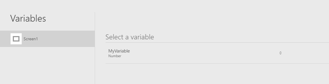variablevalue UpdateContext in Power Apps