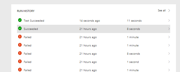 testsucceeded Microsoft Flow - New Feature! - Test your flows