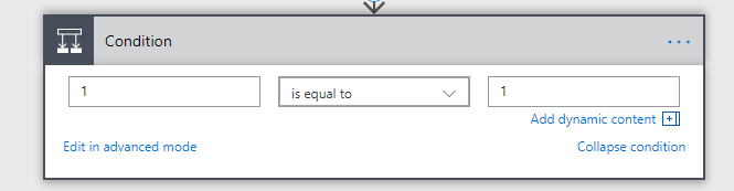 1is1 My conditional love in Microsoft Flow