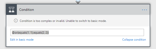 advanced condition My conditional love in Microsoft Flow