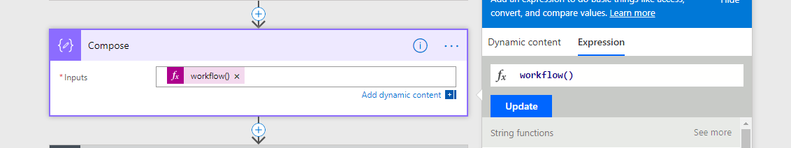 composeworkflow The workflow function in a compose action