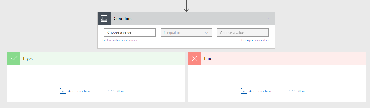 condition empty My conditional love in Microsoft Flow