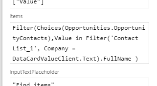 Filter drop down Filter drop down