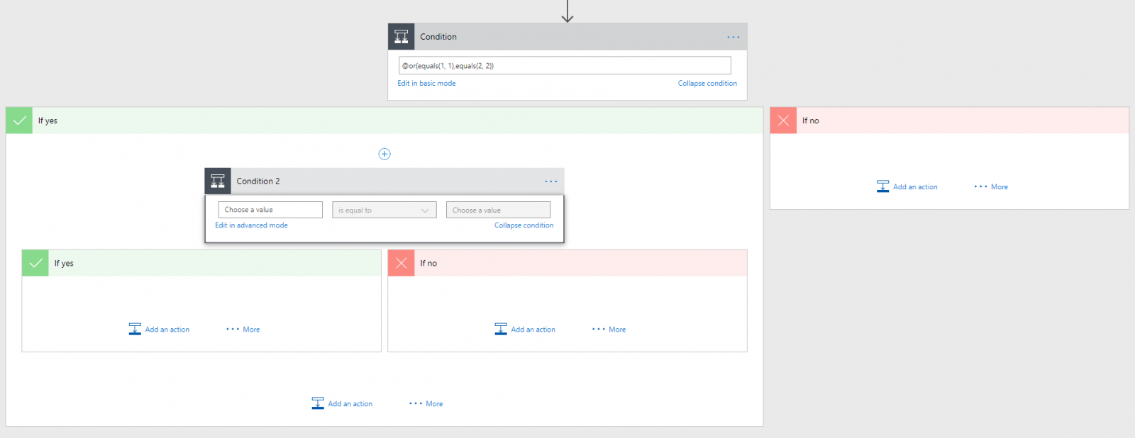 nested My conditional love in Microsoft Flow