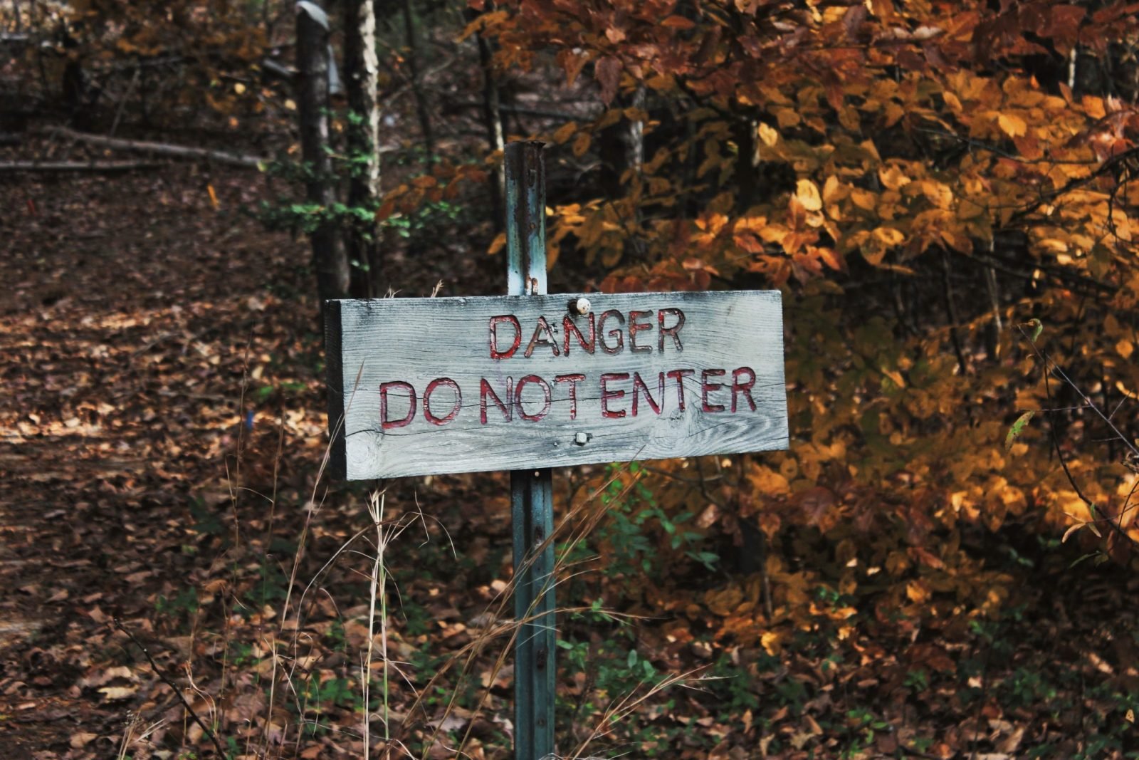 avoid Do not enter sign