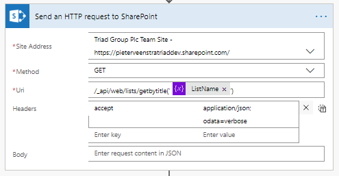 getlistrestapi SharePoint / Microsoft Flow – Maintain List details for no-code developers