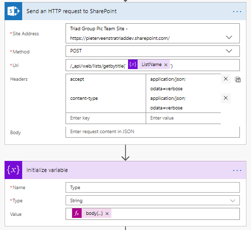 Maintain list items - Create a list Item