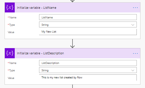 variableslist SharePoint / Microsoft Flow – Maintain List details for no-code developers