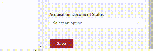 Save button