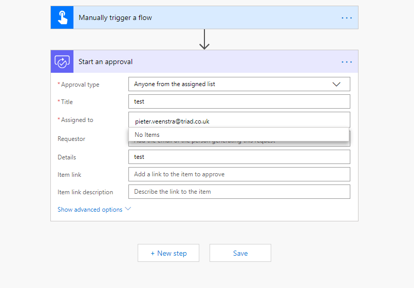 External user in Approval