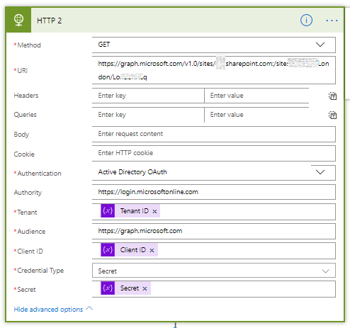 HTTP request calling MS Graph to Read large Excel files HTTP request calling MS Graph to Read large Excel files