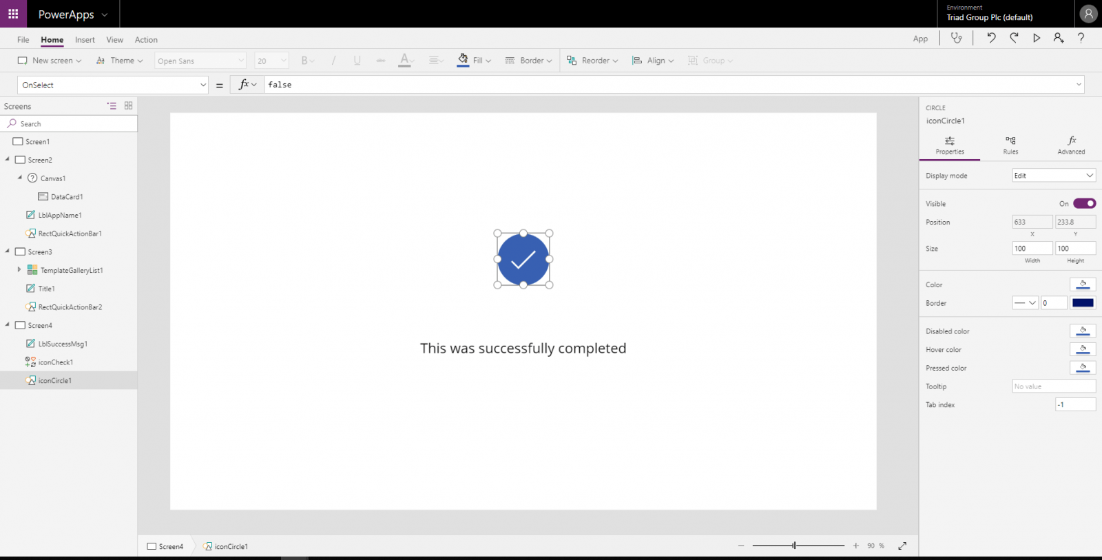 Success Template in Power Apps Success Template in Power Apps