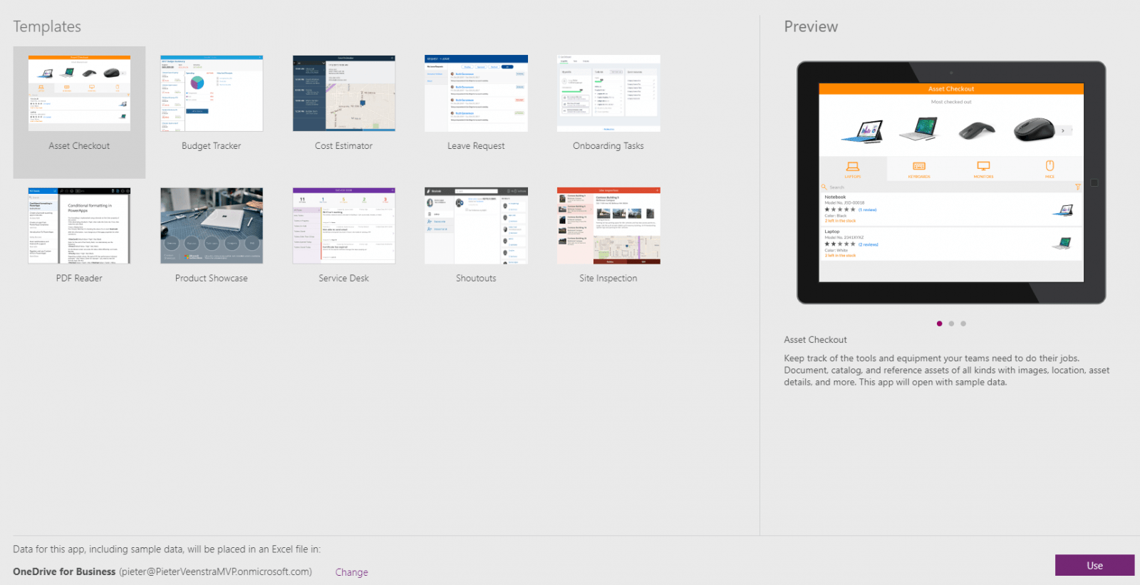 Power Apps templates Power Apps templates
