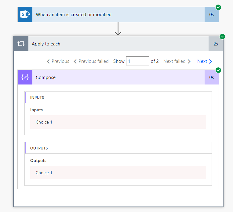 checks Get just the values of a multi select