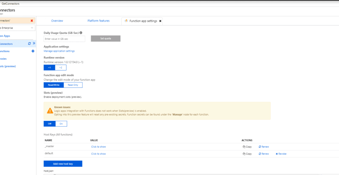runtime versions in azure functions Runtime versions in Azure functions