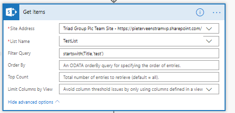 starts with function in odata filter Starts with function in OData Filter