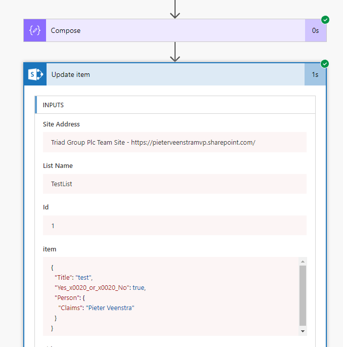 Update item worked and set people field in SharePoint Update item worked and set people field in SharePoint