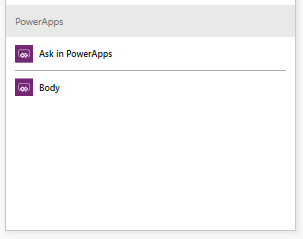 Parameters using Ask In PowerApps