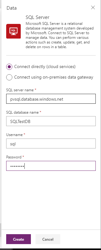 powerappsconnecttosql Connect to SQL in PowerApps