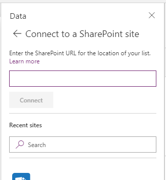 connecttosite Connect to a SharePoint site