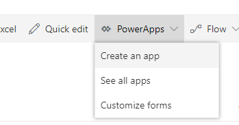 Create an App from a list