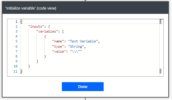 Flow has added an escape character when using \