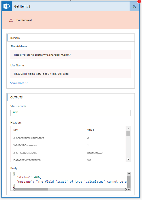 isgetcalculated Doesn't work in OData Filters