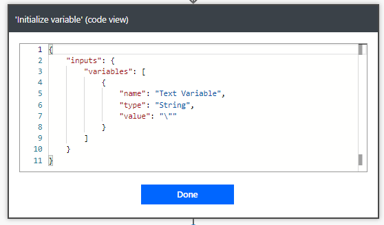 Flow has added an escape character in the peek code