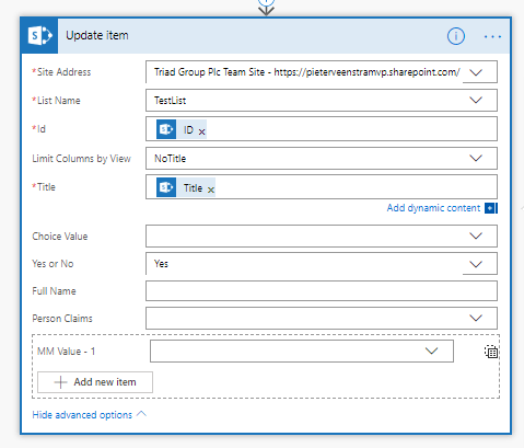 Setting the Title to the existing Title value Setting the Title to the existing Title value