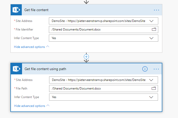 Get file content twice