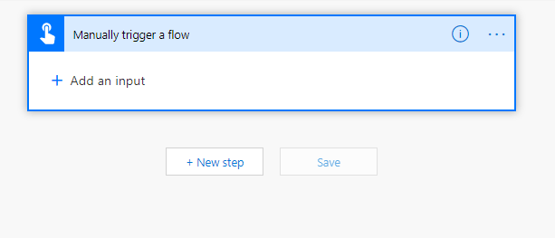 Manually trigger a flow