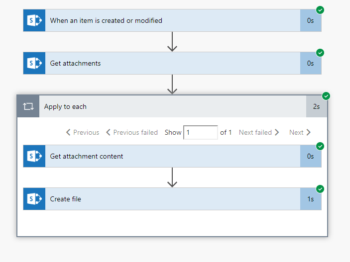 Create file from attachments