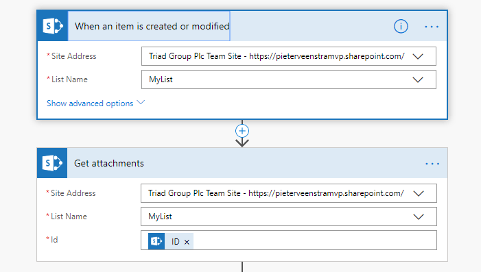 Get list item Attachment