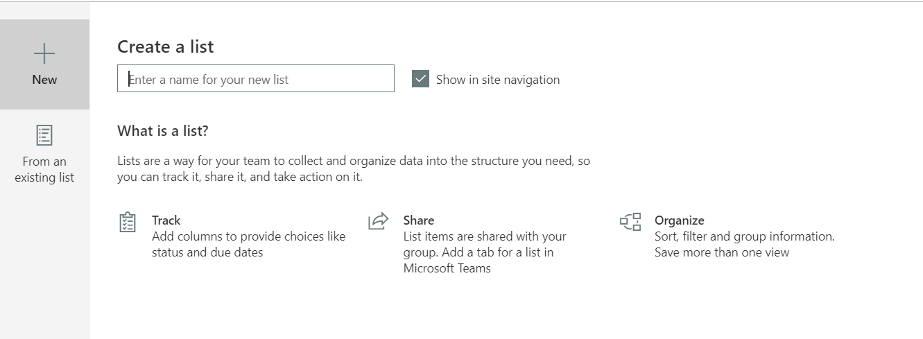 createalist create a hidden list
